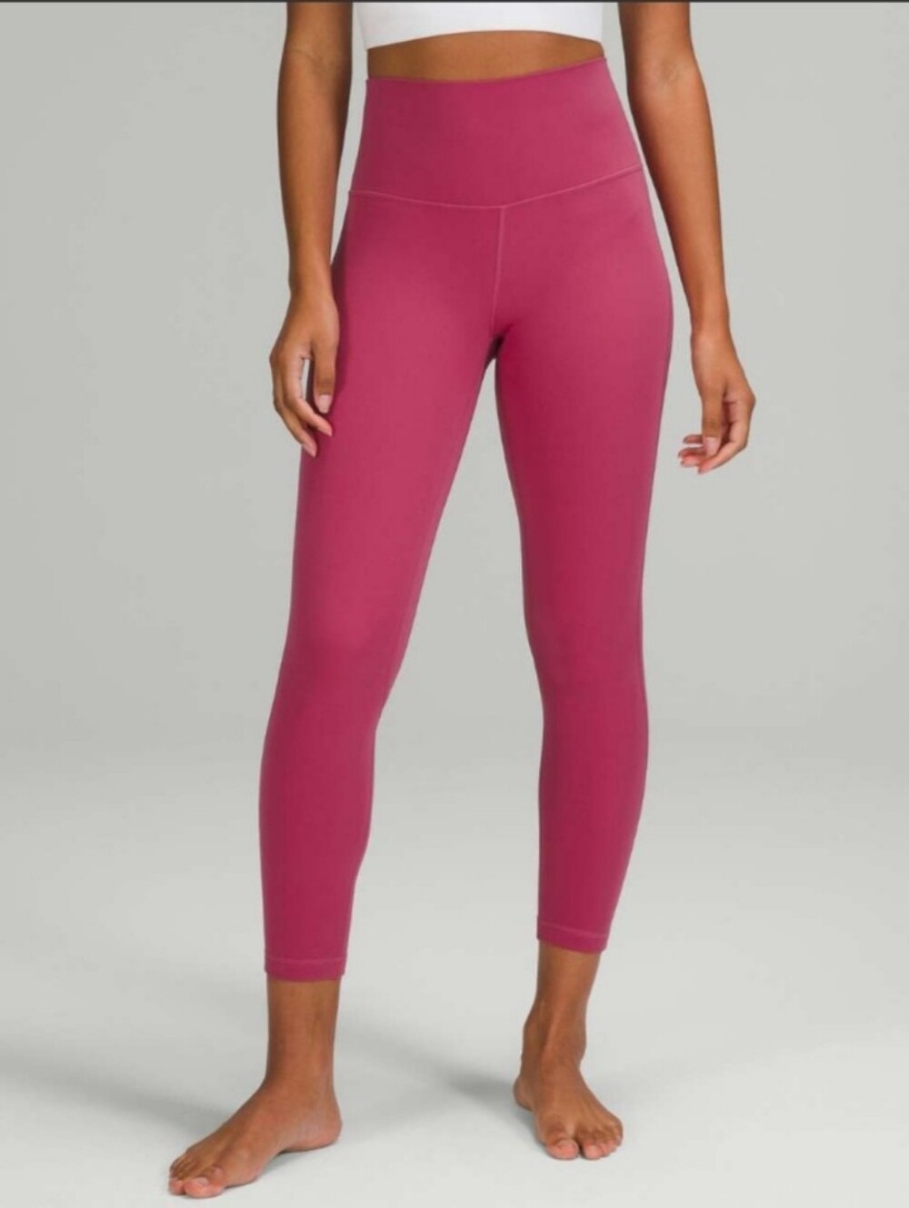 Lululemon Align High-Rise Pant 25"Pink Lychee size 8 - Picture 3 of 12
